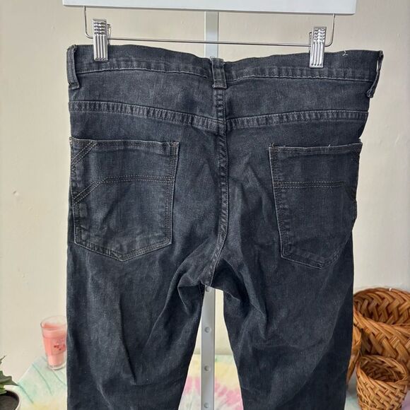 Men's Black Denim Jeans paper, denim & cloth size 30x30 skinny goth emo - Picture 7 of 8